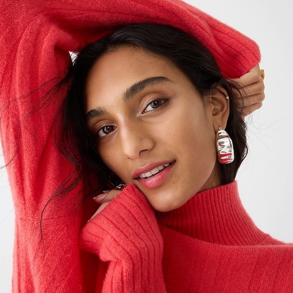 New Jcrew Ribbed mockneck sweater in Supersoft yarn - Picture 3 of 4